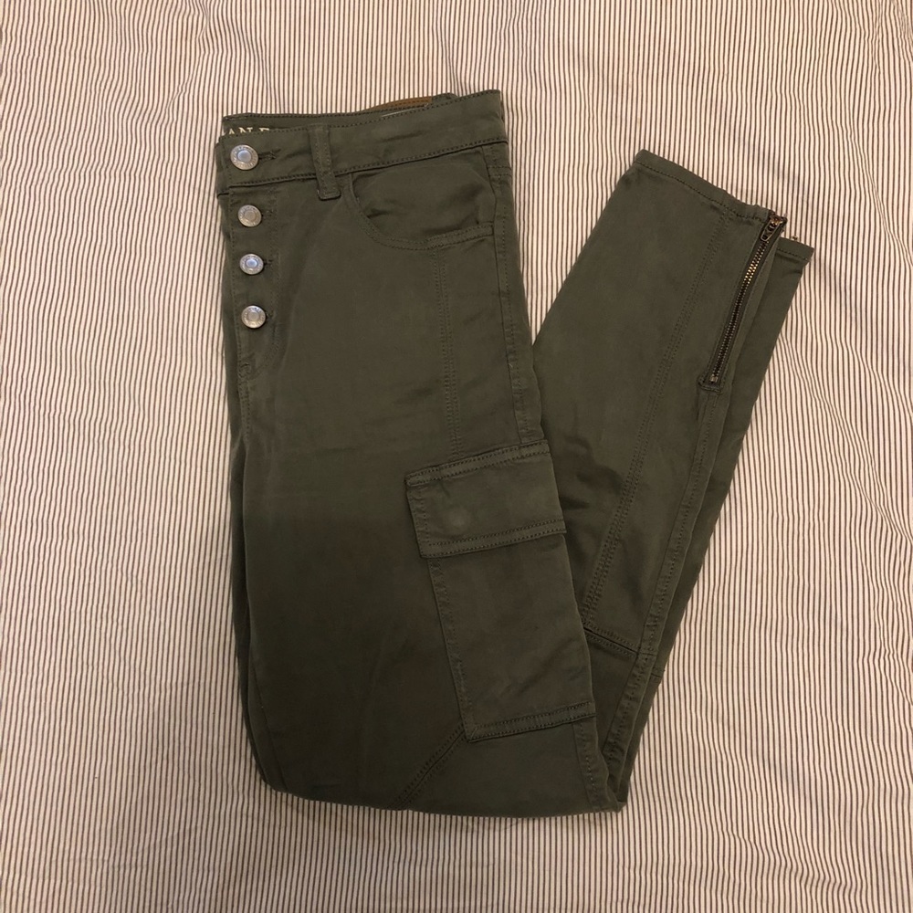 American Eagle cargo pant super stretch jegging